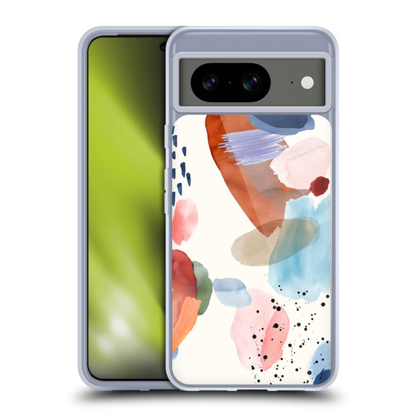 Ninola Pattern Abstract Pastel Soft Gel Case for Google Pixel 8