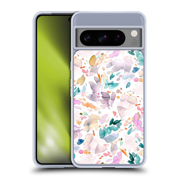 Ninola Pattern Abstract Petals Soft Gel Case for Google Pixel 8 Pro