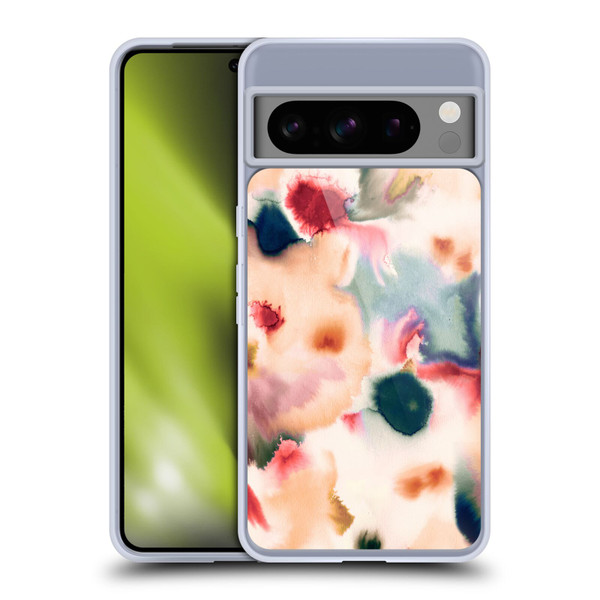 Ninola Pattern Abstract Watercolor Soft Gel Case for Google Pixel 8 Pro