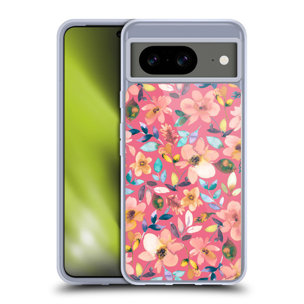 Ninola Spring Floral Tropical Flowers Soft Gel Case for Google Pixel 8