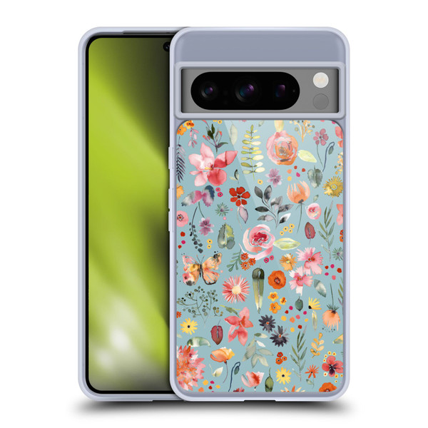 Ninola Spring Floral Nature Soft Gel Case for Google Pixel 8 Pro