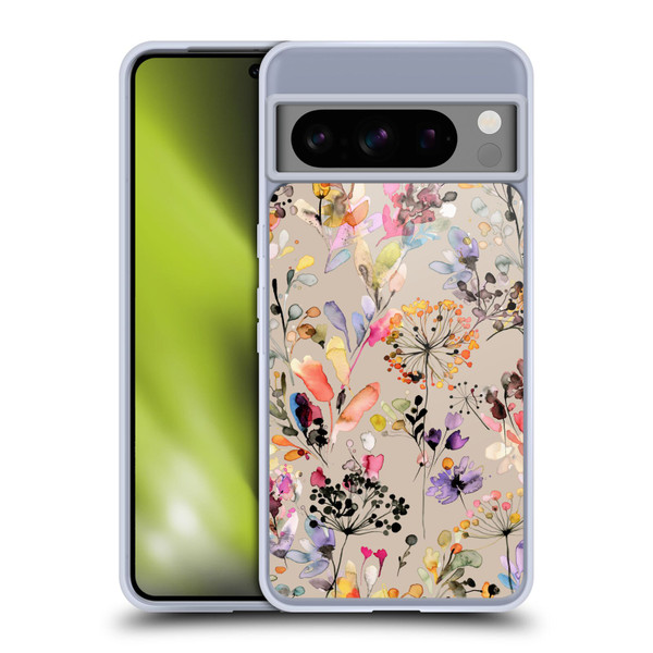 Ninola Wild Grasses Beige Soft Gel Case for Google Pixel 8 Pro