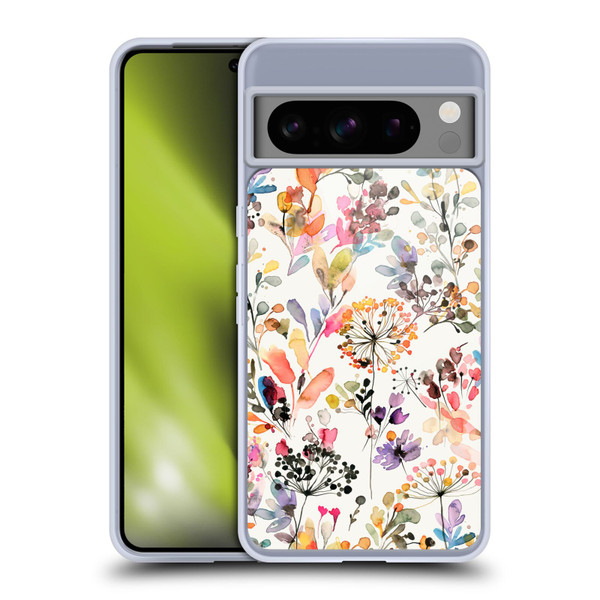 Ninola Wild Grasses Multicolor Soft Gel Case for Google Pixel 8 Pro
