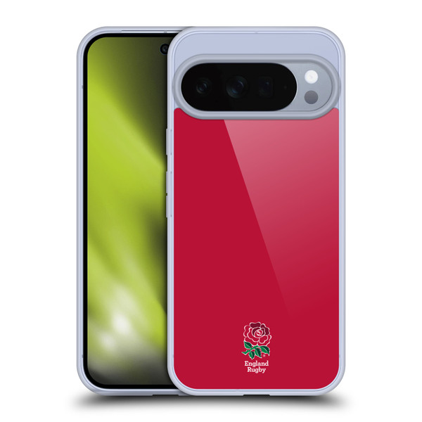England Rugby Union 2016/17 The Rose Plain Red Soft Gel Case for Google Pixel 10 Pro XL