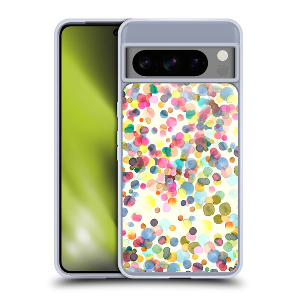 Ninola Watercolor Prints Dots Soft Gel Case for Google Pixel 8 Pro
