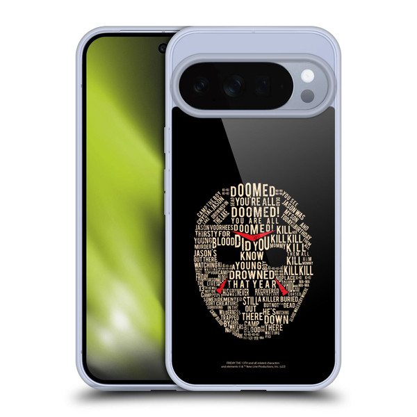 Friday the 13th 1980 Graphics Typography Soft Gel Case for Google Pixel 10 Pro XL