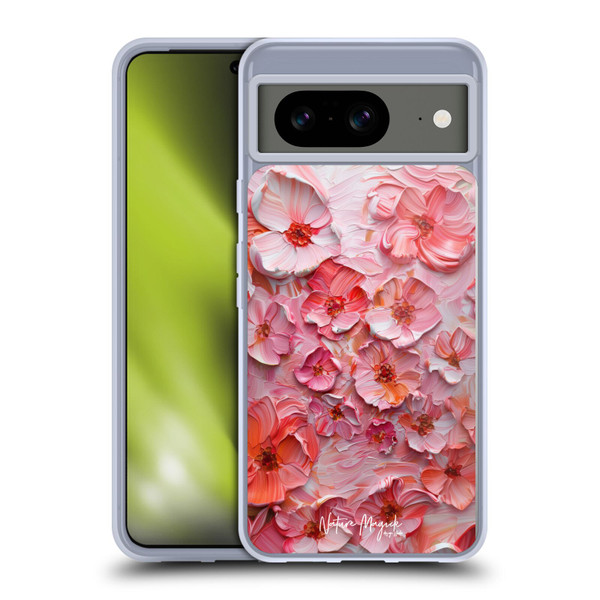 Nature Magick Paint Blobs Poppy Soft Gel Case for Google Pixel 8