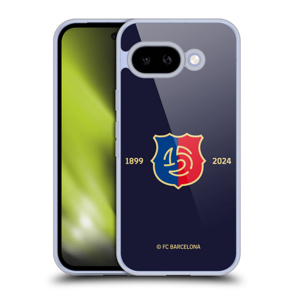 FC Barcelona 125th Anniversary Logo Stack Soft Gel Case for Google Pixel 9A