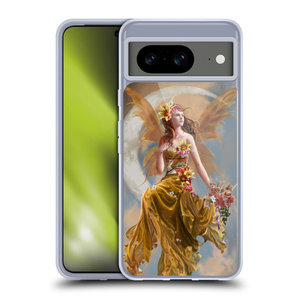 Nene Thomas Crescents Earth Fairy On Moon Soft Gel Case for Google Pixel 8