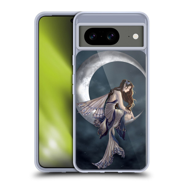 Nene Thomas Crescents Memory Fairy Sitting On Moon Soft Gel Case for Google Pixel 8
