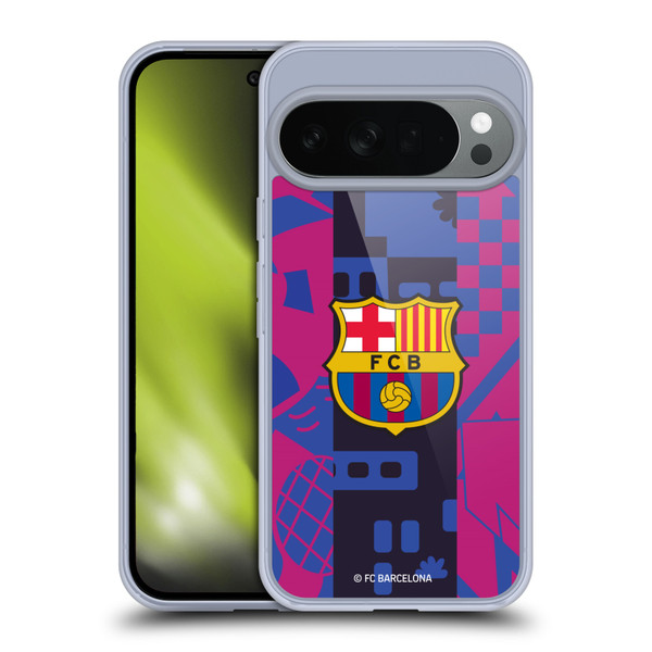 FC Barcelona 2021/22 CREST KIT Third Soft Gel Case for Google Pixel 10