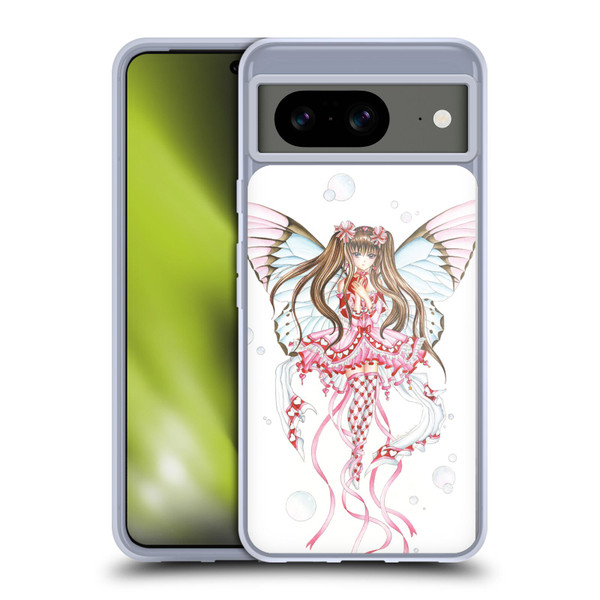 Nene Thomas Fairies Champagne Anime Pink Soft Gel Case for Google Pixel 8