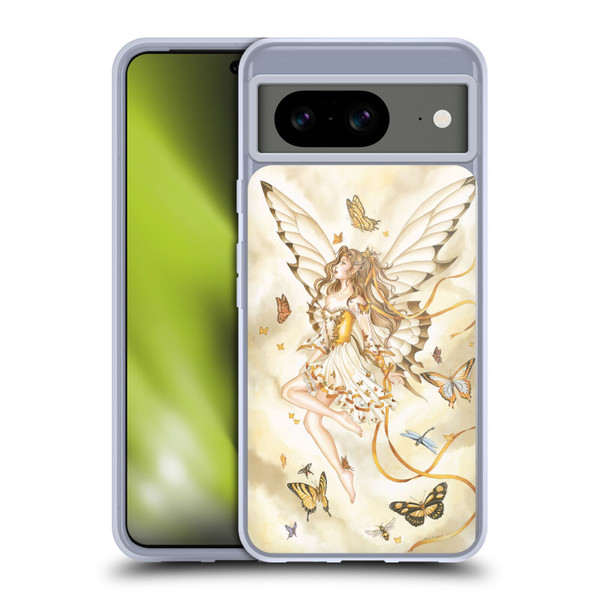 Nene Thomas Fairies Rhapsody In Gold Butterflies Soft Gel Case for Google Pixel 8