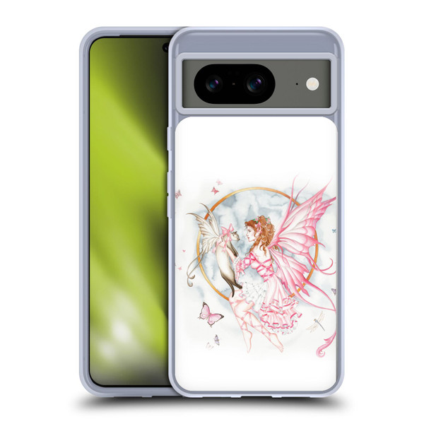 Nene Thomas Fairies The Gift Pink With Cat Soft Gel Case for Google Pixel 8