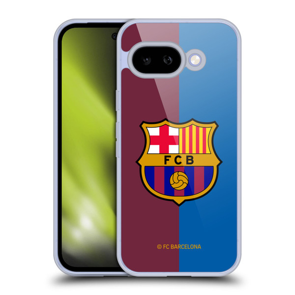 FC Barcelona 2024/25 Crest Kit Home Soft Gel Case for Google Pixel 9A