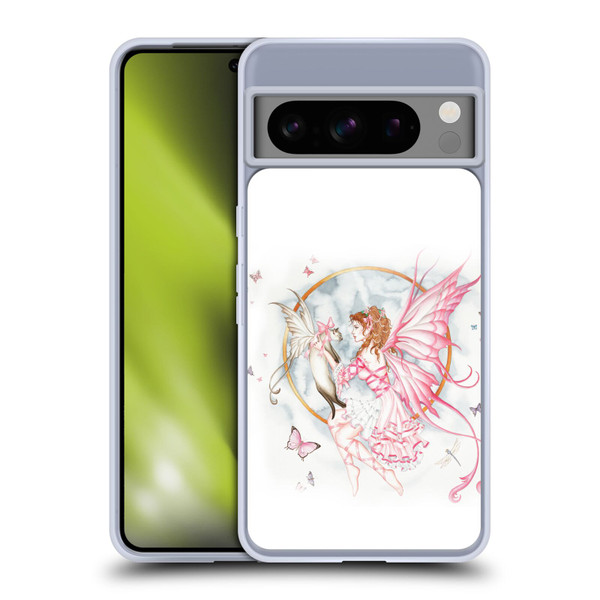 Nene Thomas Fairies The Gift Pink With Cat Soft Gel Case for Google Pixel 8 Pro