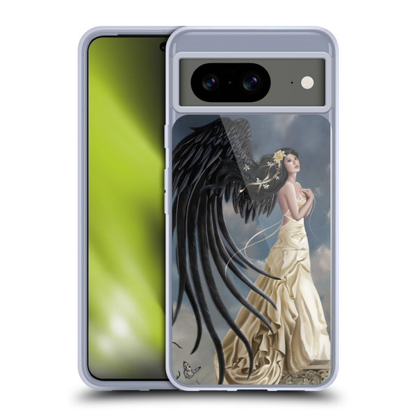 Nene Thomas Gothic Citrine Chrysanthemum Angel Soft Gel Case for Google Pixel 8