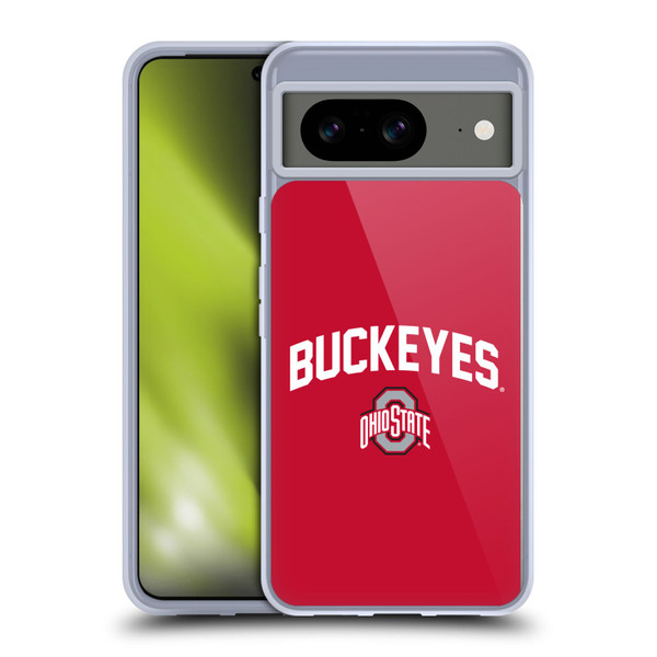 Ohio State University Logo Buckeyes Soft Gel Case for Google Pixel 8
