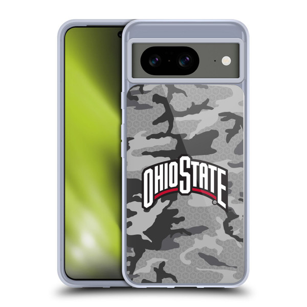 Ohio State University Logo Light Camou Soft Gel Case for Google Pixel 8