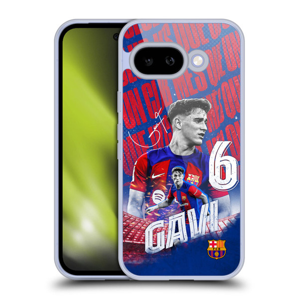 FC Barcelona 2023/24 First Team Gavi Soft Gel Case for Google Pixel 9A