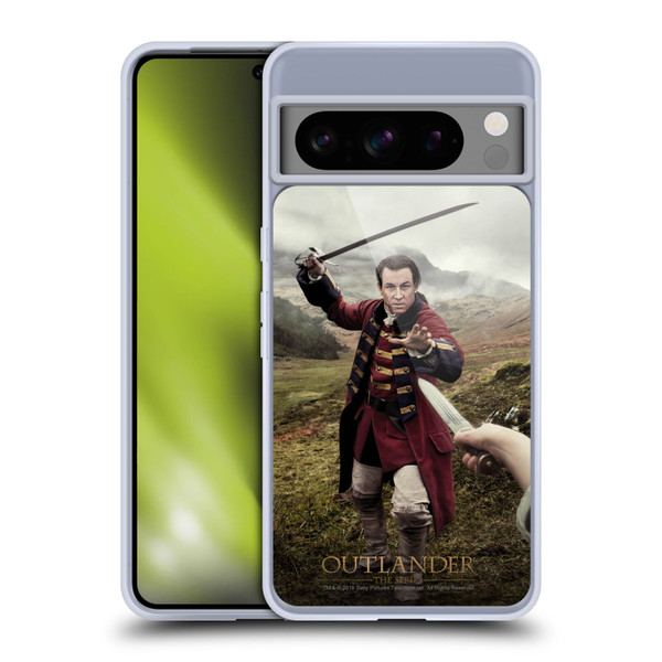 Outlander Characters Jonathan Randall In Action Soft Gel Case for Google Pixel 8 Pro