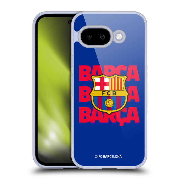 FC Barcelona Graphics Barca Crest Soft Gel Case for Google Pixel 9A