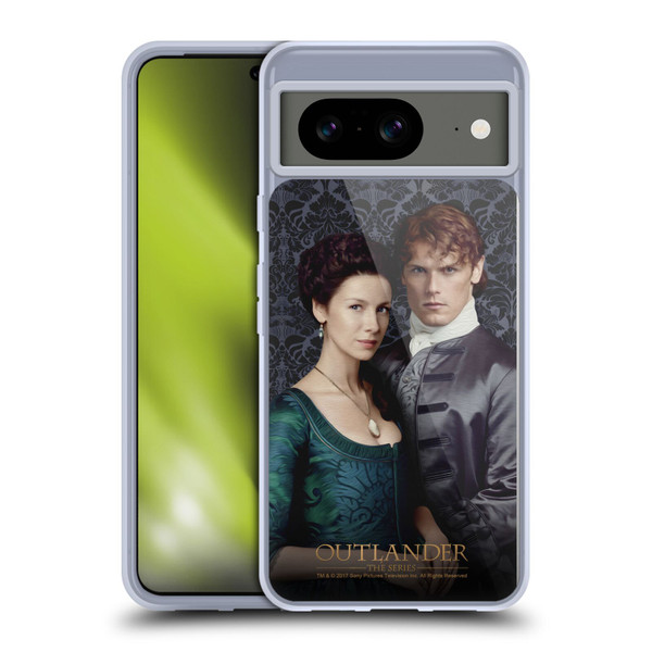 Outlander Portraits Claire & Jamie Soft Gel Case for Google Pixel 8