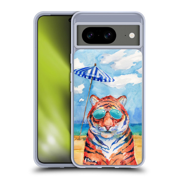 Paul Brent Animals Hip Shades Tiger Soft Gel Case for Google Pixel 8