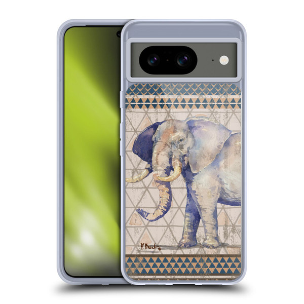 Paul Brent Animals Tribal Elephant Soft Gel Case for Google Pixel 8