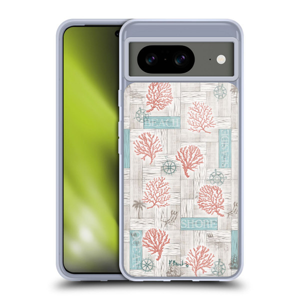 Paul Brent Coastal Coral Azul Soft Gel Case for Google Pixel 8