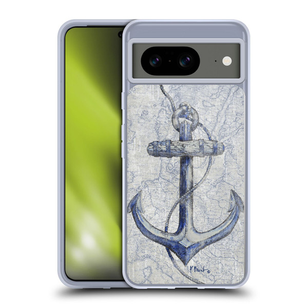 Paul Brent Nautical Vintage Anchor Soft Gel Case for Google Pixel 8