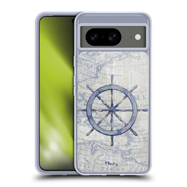 Paul Brent Nautical Vintage Wheel Soft Gel Case for Google Pixel 8