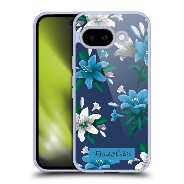 Frida Kahlo Flowers Blue Lilies Soft Gel Case for Google Pixel 9A