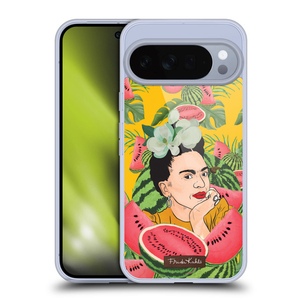 Frida Kahlo Portrait 3 Watermelon Soft Gel Case for Google Pixel 10 Pro XL