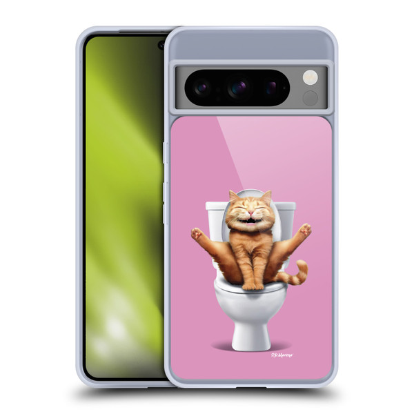 P.D. Moreno Furry Fun Artwork Cat Soft Gel Case for Google Pixel 8 Pro