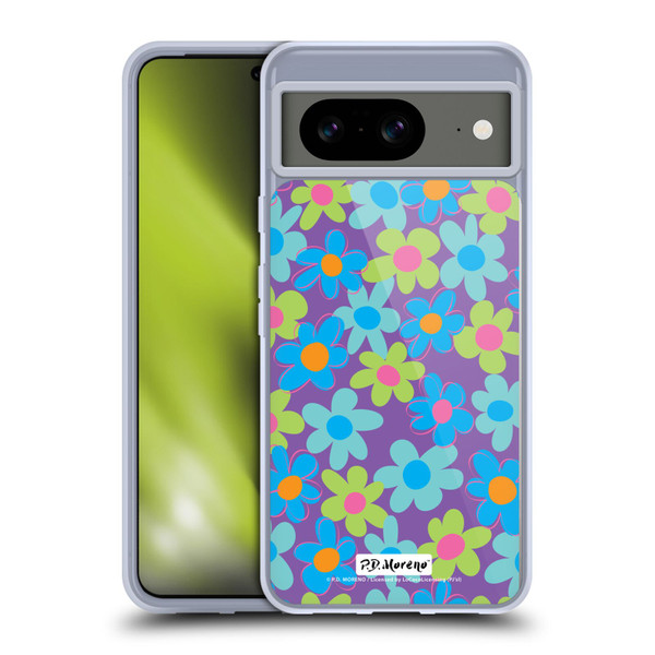 P.D. Moreno Patterns Purple Soft Gel Case for Google Pixel 8