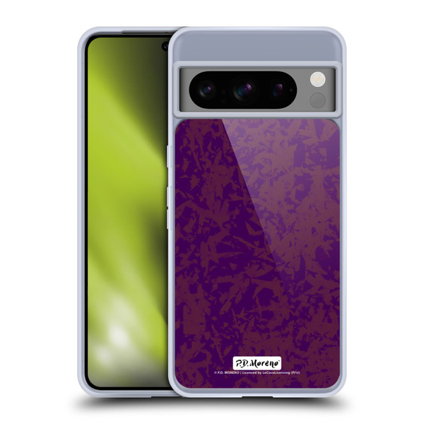 P.D. Moreno Patterns Violet Soft Gel Case for Google Pixel 8 Pro