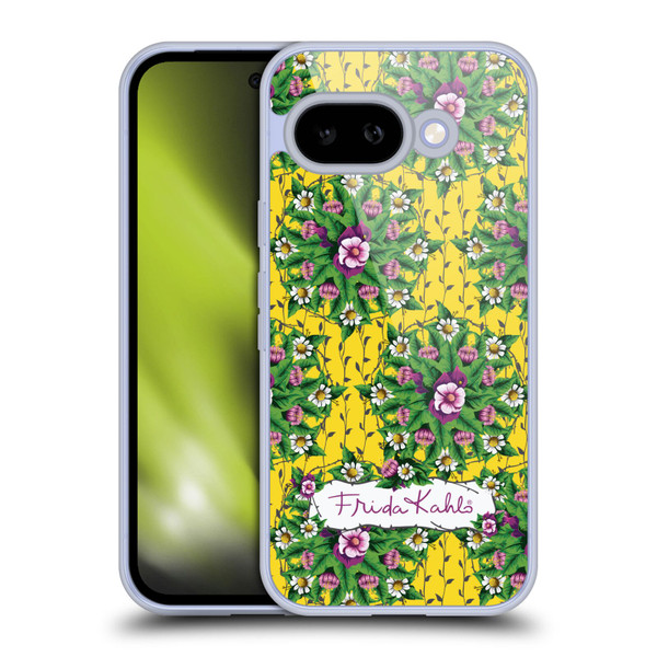 Frida Kahlo Purple Florals Mandala Soft Gel Case for Google Pixel 9A