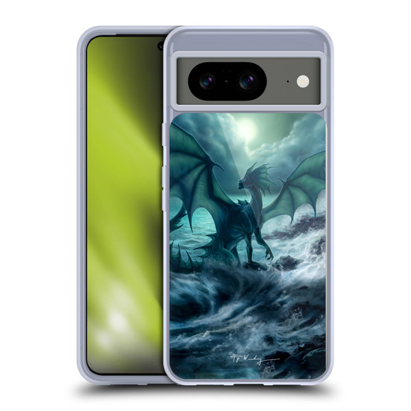 Piya Wannachaiwong Black Dragons Dark Waves Soft Gel Case for Google Pixel 8