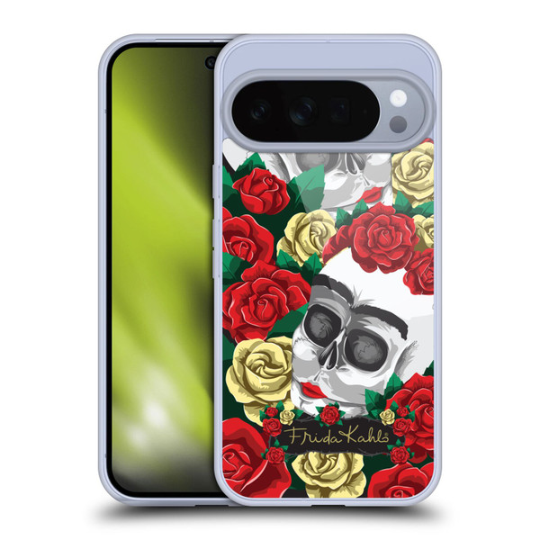 Frida Kahlo Roses Pair Skull Soft Gel Case for Google Pixel 10 Pro XL