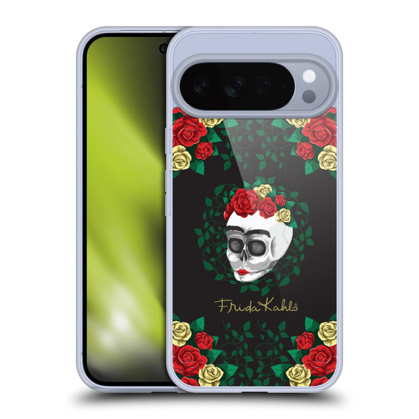 Frida Kahlo Roses Skull Bloom Soft Gel Case for Google Pixel 10 Pro XL