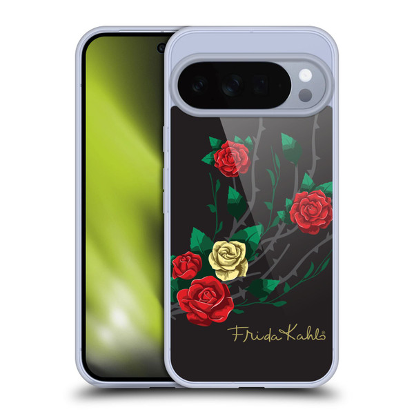 Frida Kahlo Roses Shrub Soft Gel Case for Google Pixel 10 Pro XL