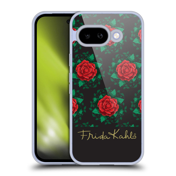 Frida Kahlo Roses Leafy Soft Gel Case for Google Pixel 9A