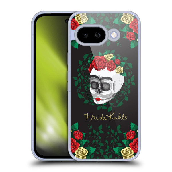 Frida Kahlo Roses Skull Bloom Soft Gel Case for Google Pixel 9A