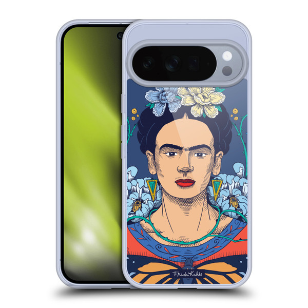 Frida Kahlo Sketch Floral Soft Gel Case for Google Pixel 10 Pro XL