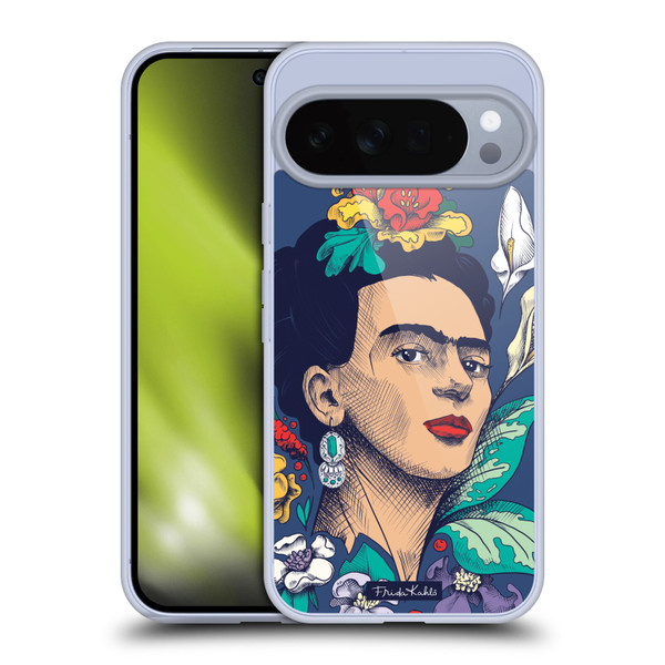 Frida Kahlo Sketch Flowers Soft Gel Case for Google Pixel 10 Pro XL