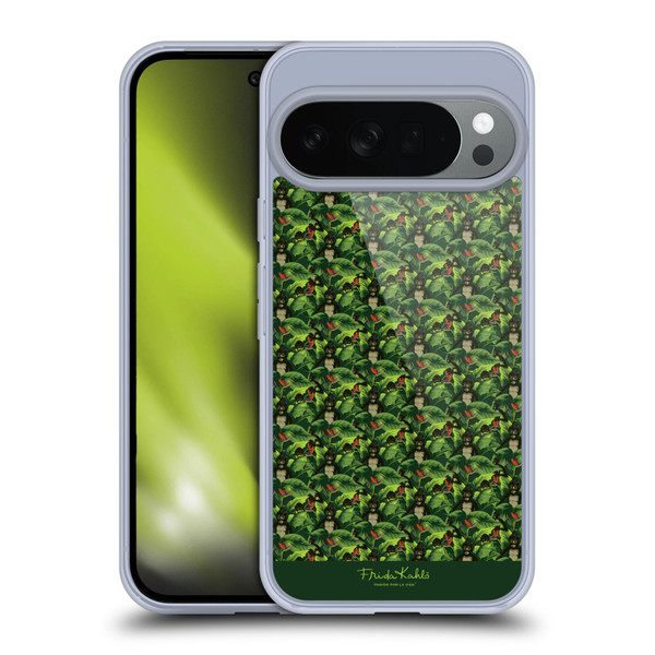 Frida Kahlo Tropical Monkey Pattern Soft Gel Case for Google Pixel 10