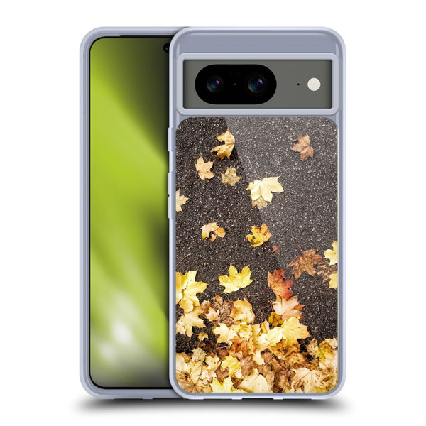 PLdesign Flowers And Leaves Autumn Maple Soft Gel Case for Google Pixel 8