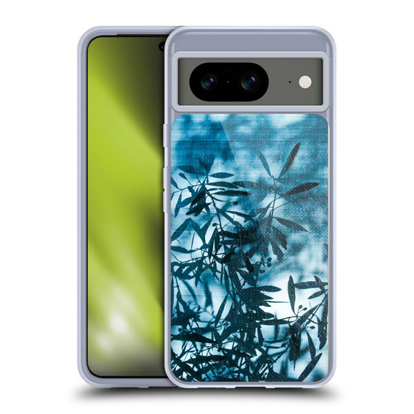 PLdesign Flowers And Leaves Olive Tree Silhouette Soft Gel Case for Google Pixel 8