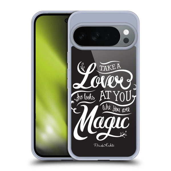 Frida Kahlo Typography Lover Black Soft Gel Case for Google Pixel 10
